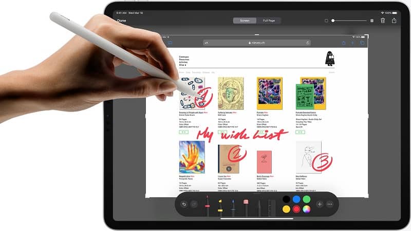 iPad Pro 2020 hỗ trợ sử dụng Apple Pencil