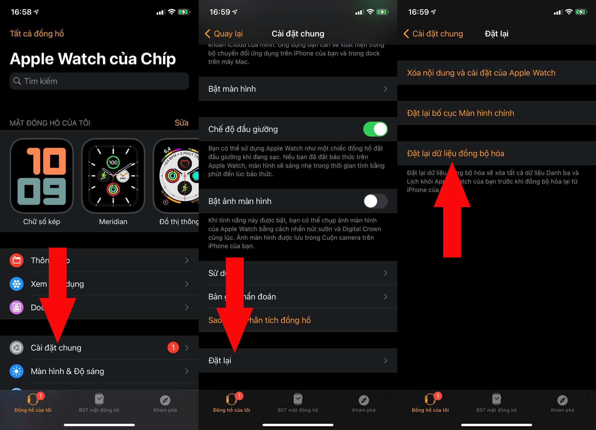 Đồng bộ hóa dữ liệu Lịch trên Apple Watch