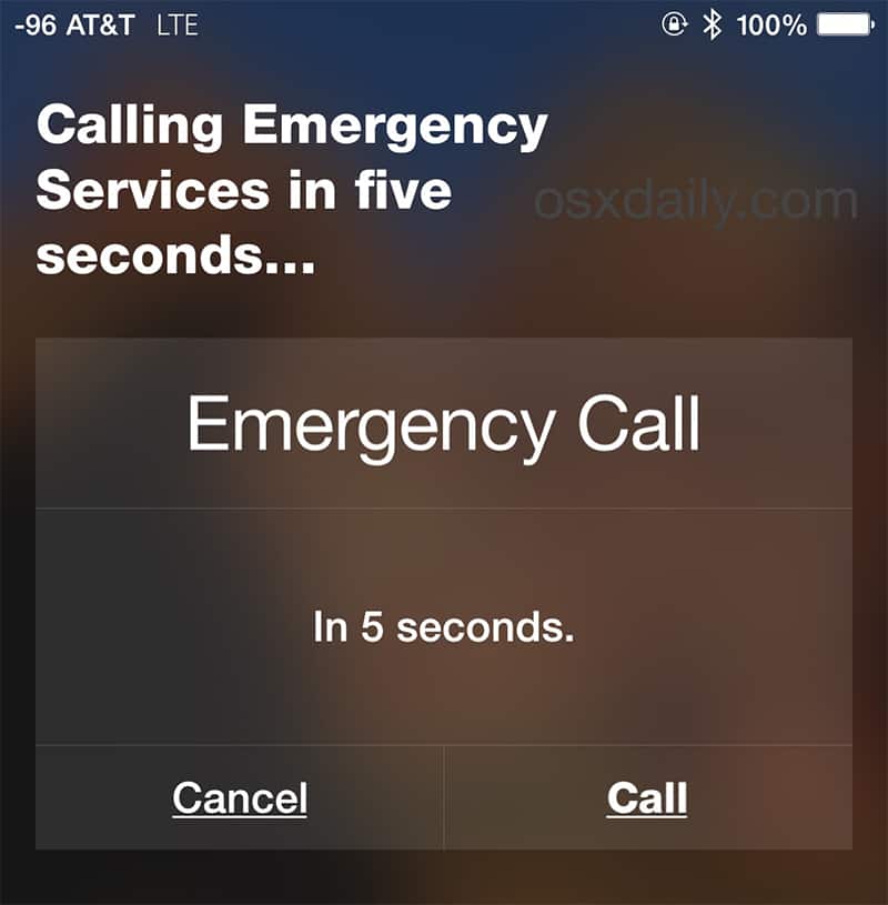 “Hey Siri! Call Emergency!”