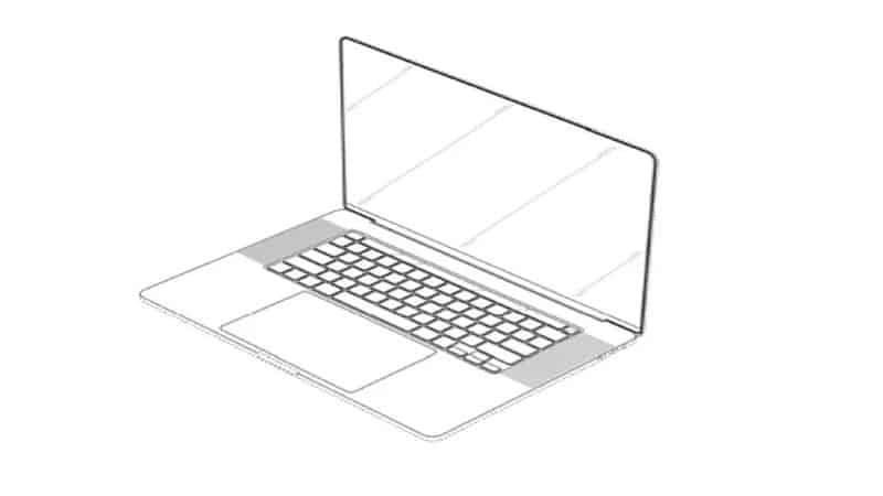 thiết kế màn hình của MacBook