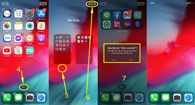 Cách tạo Màn hình chính trống hoặc trống trên iPhone trong iOS 14