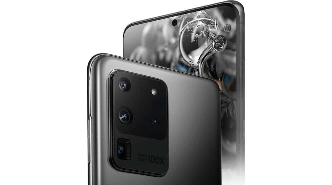 Samsung Galaxy S20 Ultra đã đặt cụm ống kính gập lại của nó ở chân đế của camera