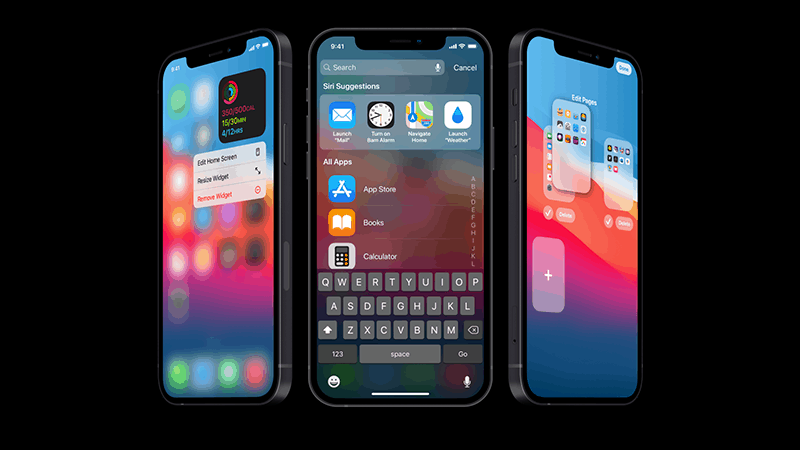 các tính năng trên màn hình chính