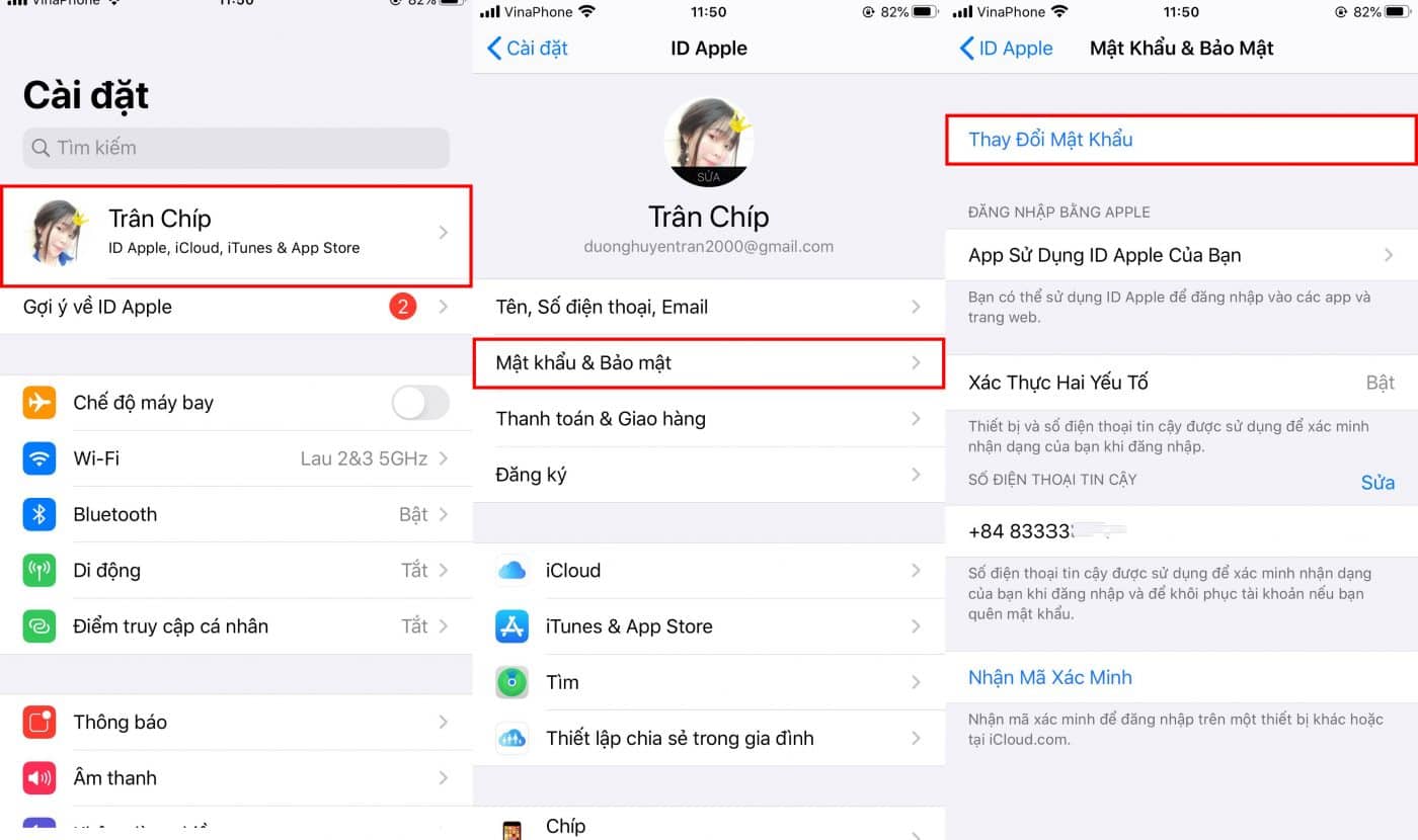 đặt lại mật khẩu