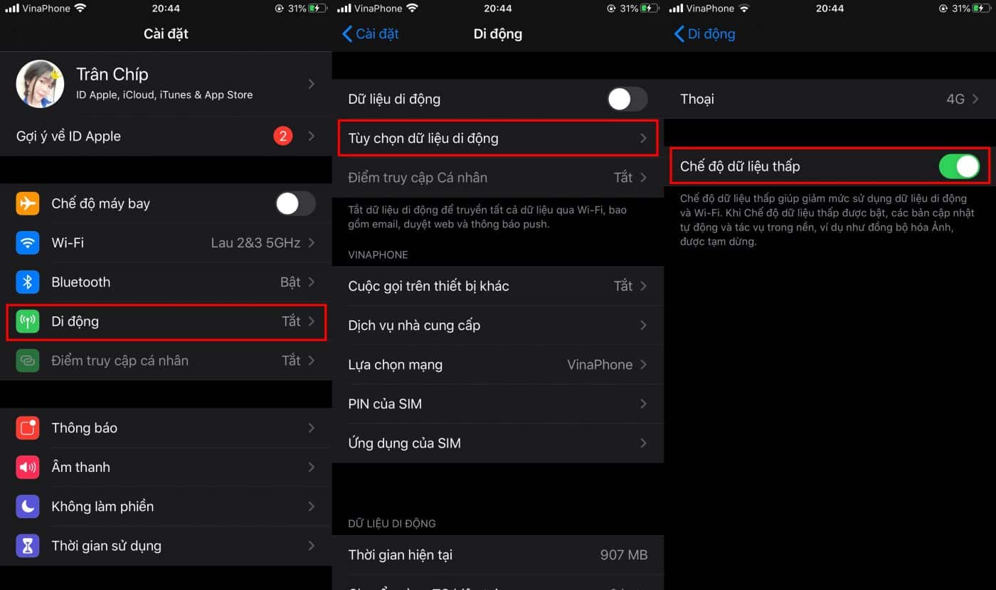 Chế độ dữ liệu thấp