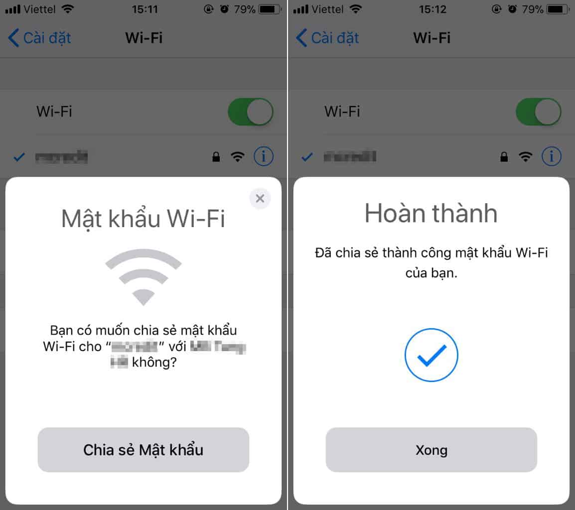 chia sẻ mật khẩu