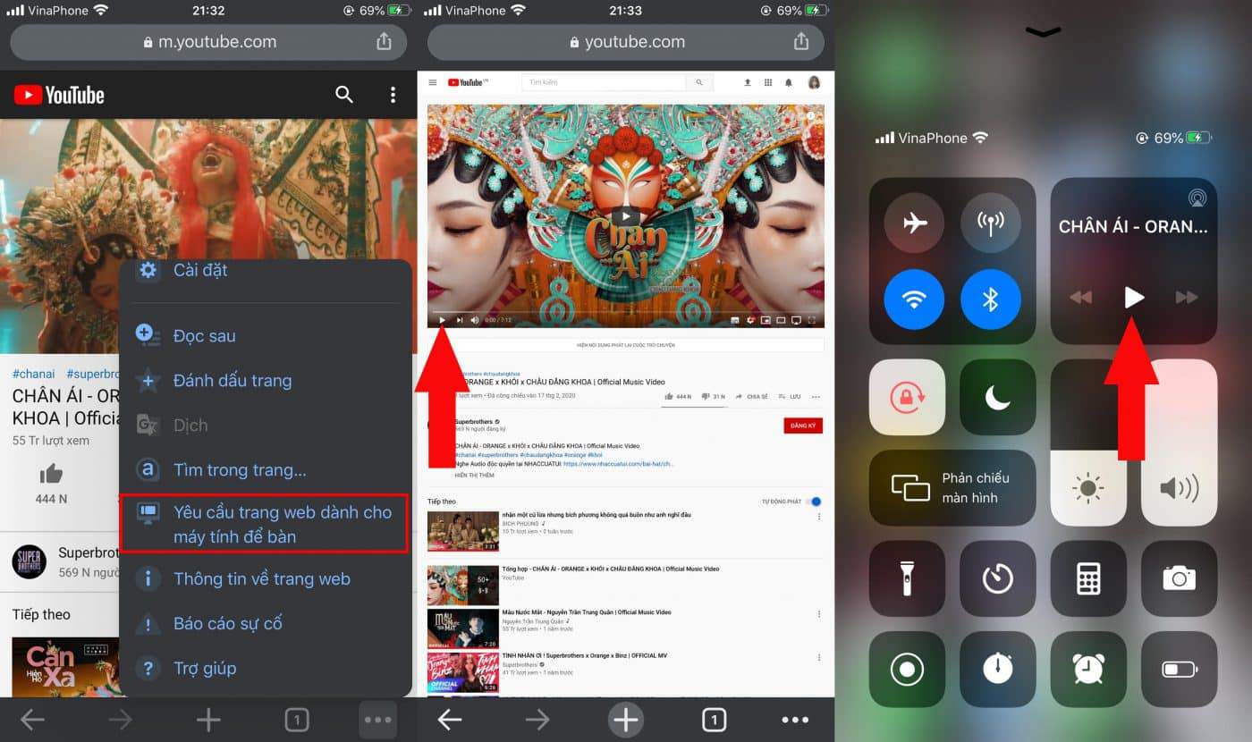 ấn play để phát