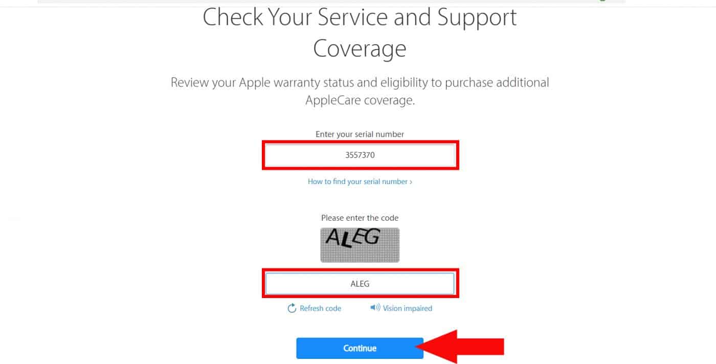 kiểm tra thời hạn bảo hành