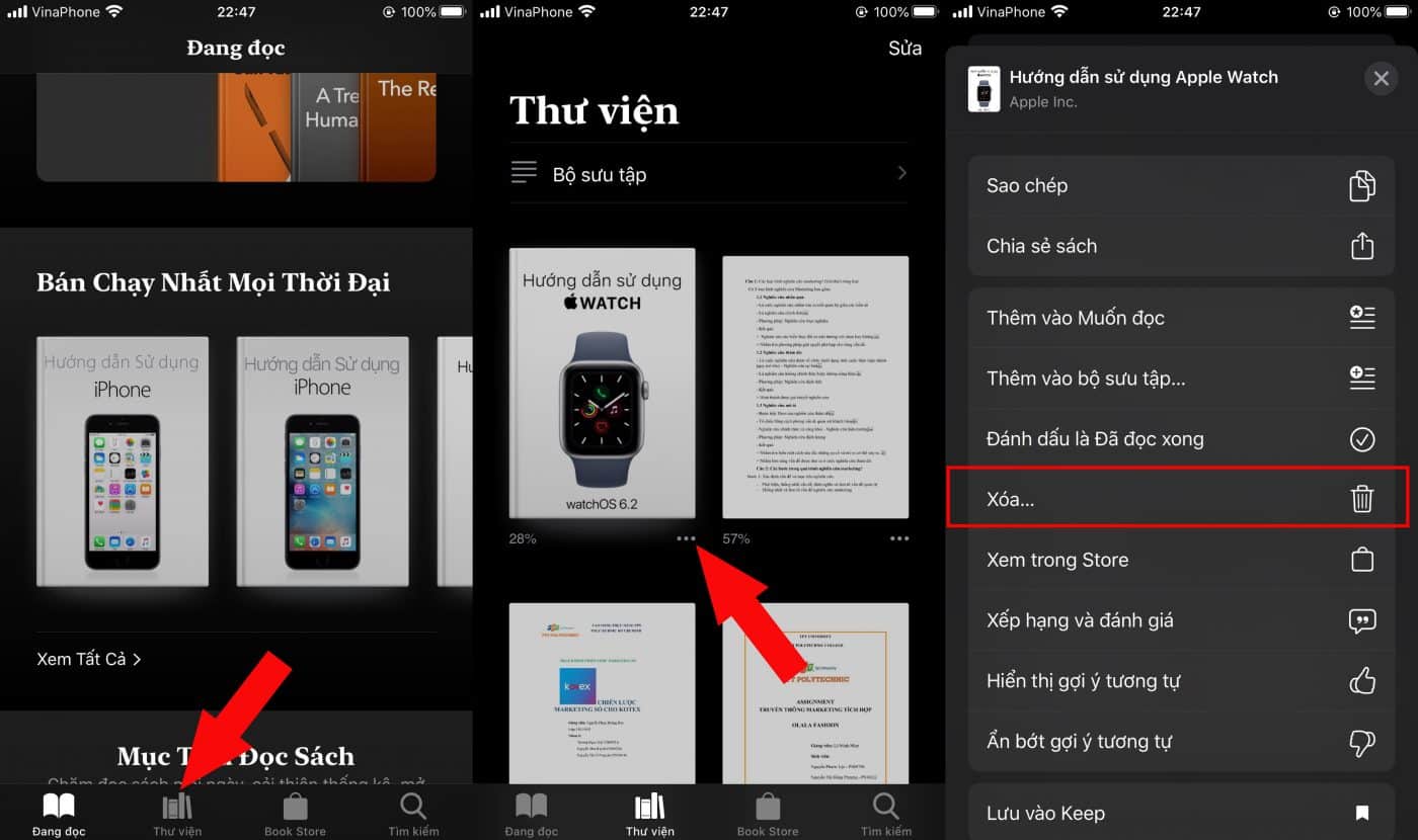 xóa bỏ sách không đọc